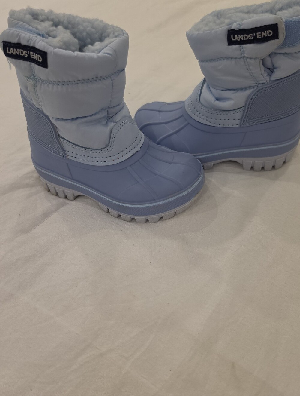 Lands' End Light Blue Kids Snow Flurry Insulated Books Size 5